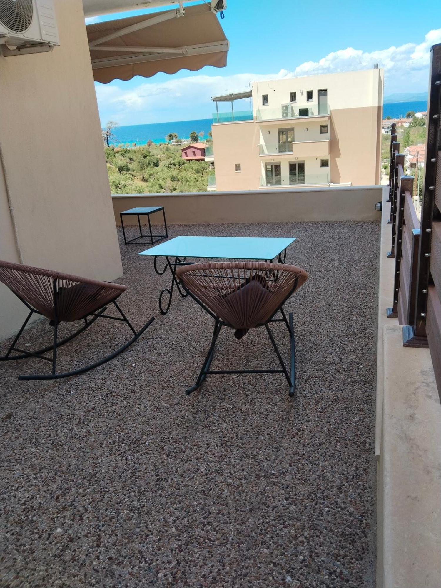 Theasis 3 Apartment Neos Marmaras Bagian luar foto