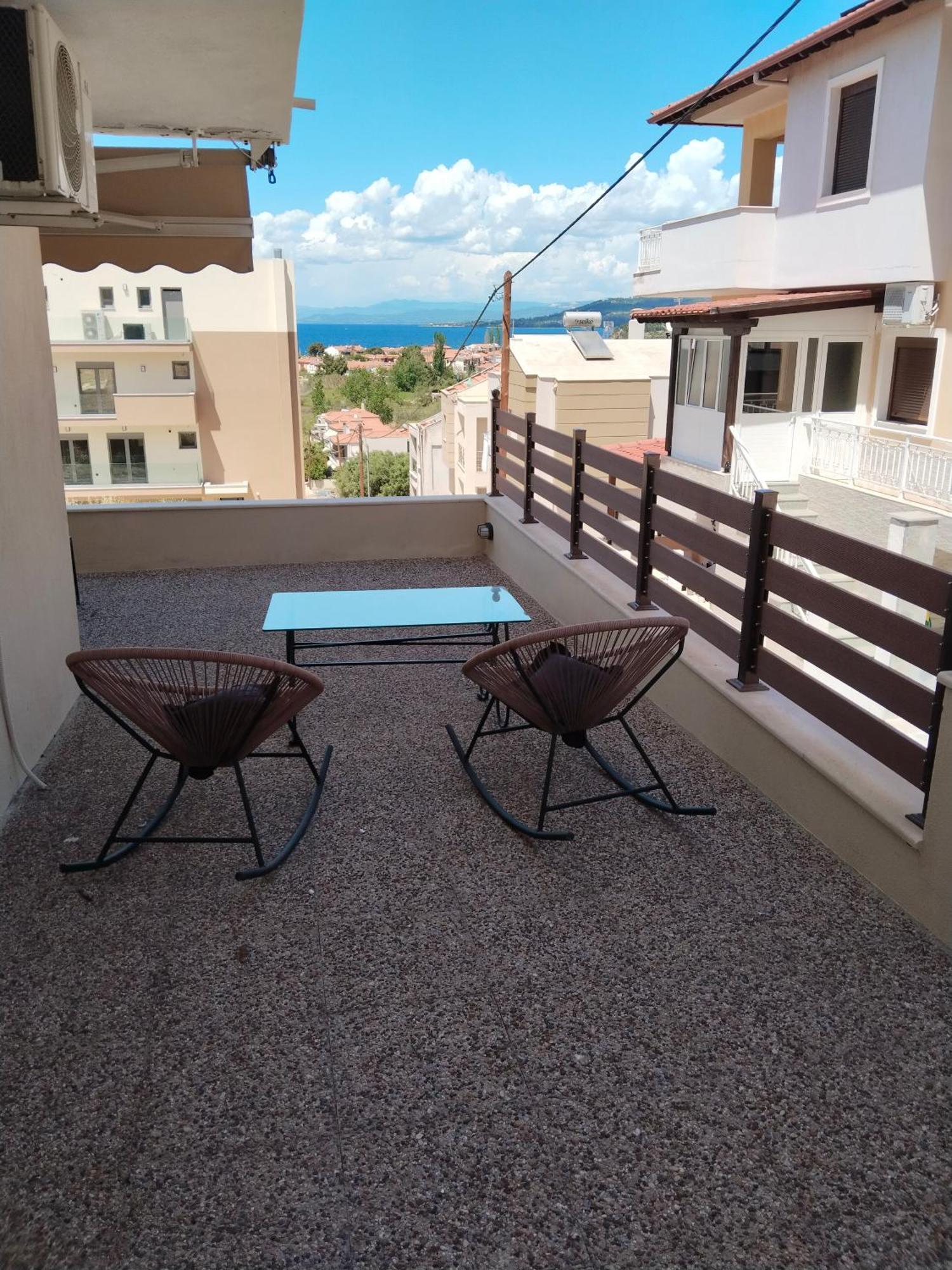 Theasis 3 Apartment Neos Marmaras Bagian luar foto