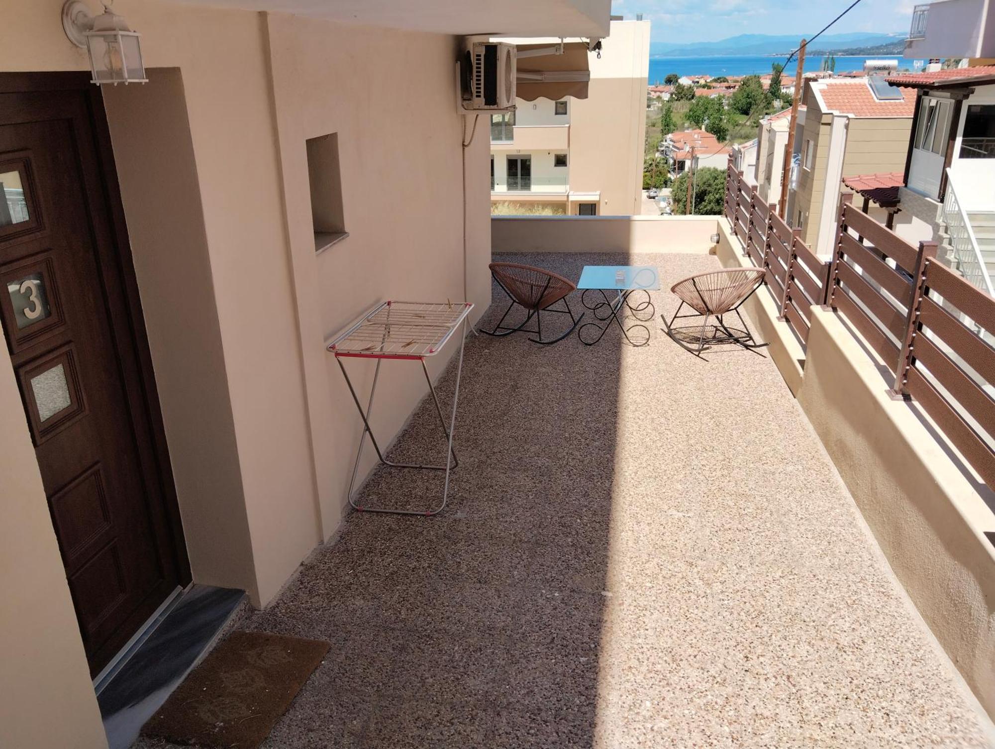 Theasis 3 Apartment Neos Marmaras Bagian luar foto